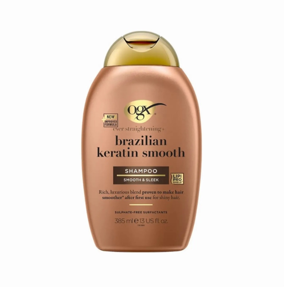 OGX Ever Straightening + Brazilian Keratin Smooth Shampoo 385ml