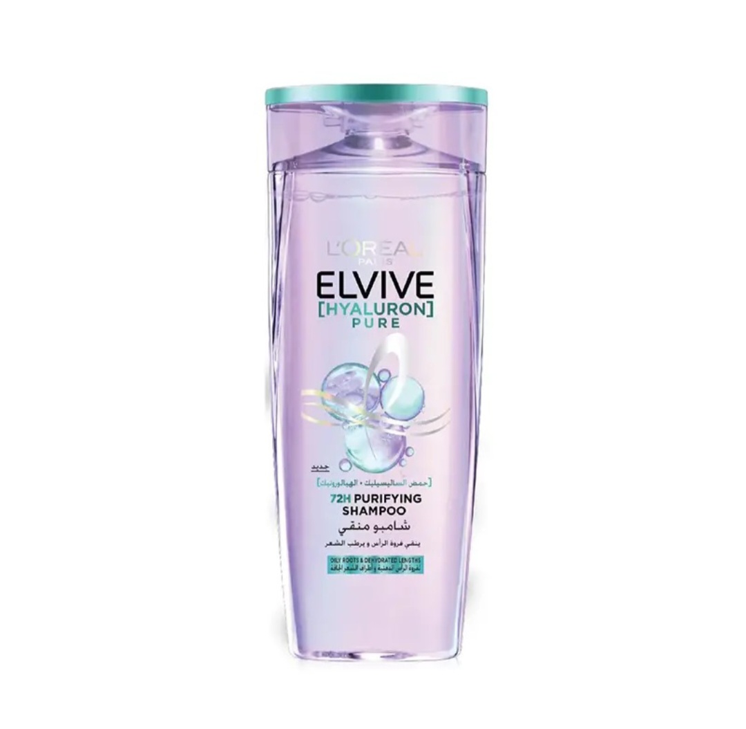 LOreal Paris Elvive Hyaluron Pure 72H Purifying Shampoo 400ml