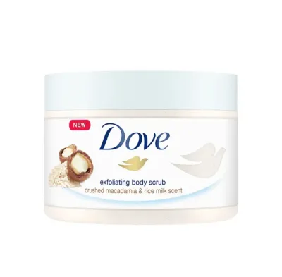 Dove Exfoliating Body Scrub (Macadamia & Rice Milk) 225g_img_0