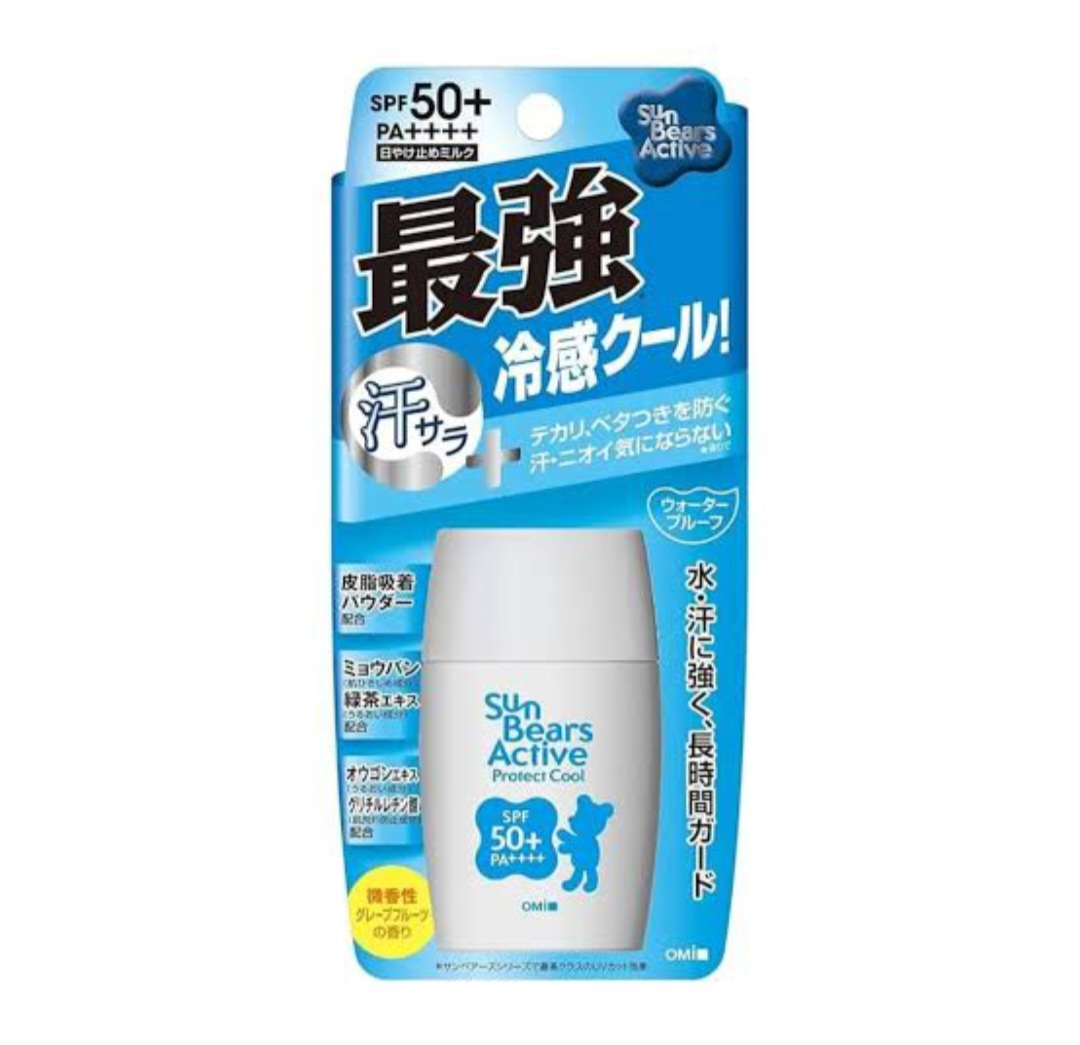 OMI Brotherhood Sun Bears Active Protect Cool Sunscreen SPF 50+ PA++++ 30g