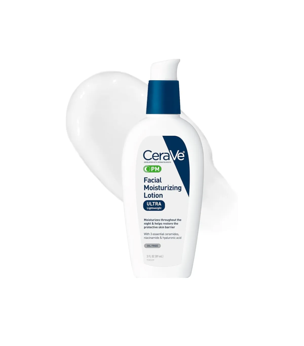 CeraVe PM Ultra Lightweight Facial Moisturizing Lotion 60 ml