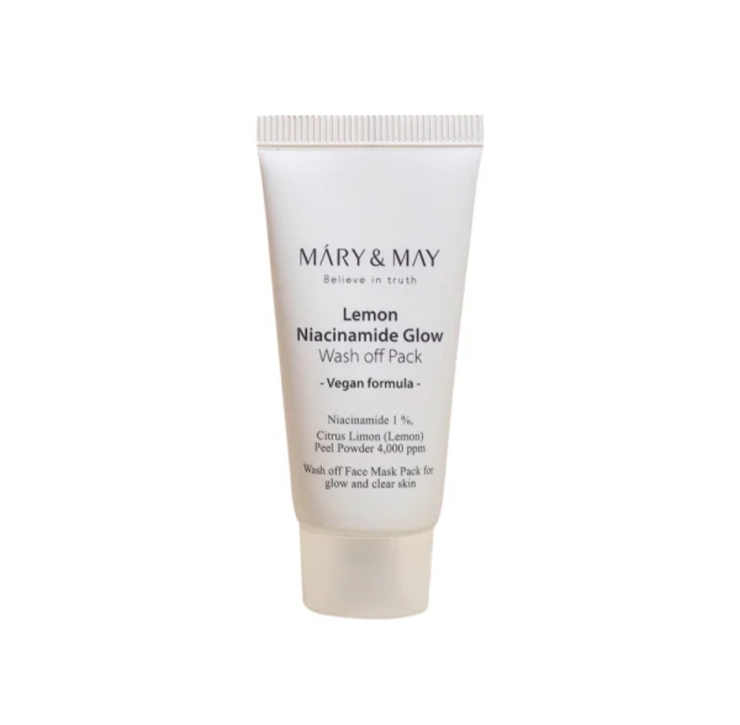 Mary & May Lemon Niacinamide Glow Wash-Off Pack 30g