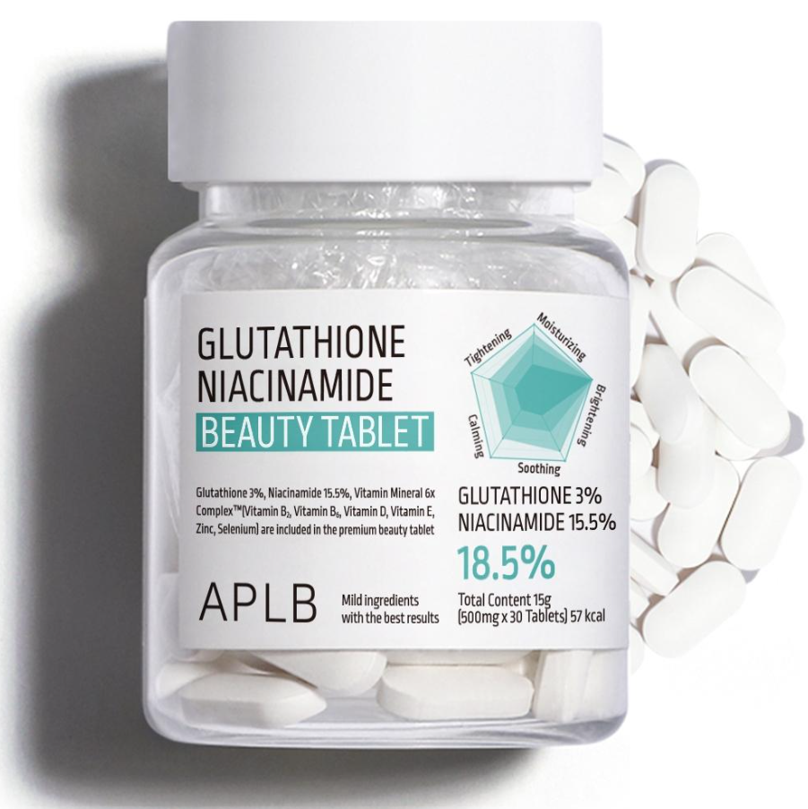 APLB Glutathione Niacinamide Beauty Tablet (500mg x 30 Tablets)