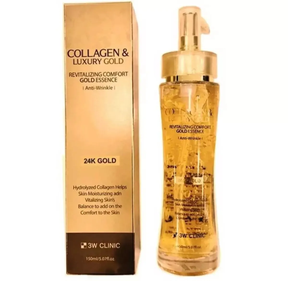 3W Clinic Collagen & Luxury Gold Revitalizing Comfort Gold Essence 150ml