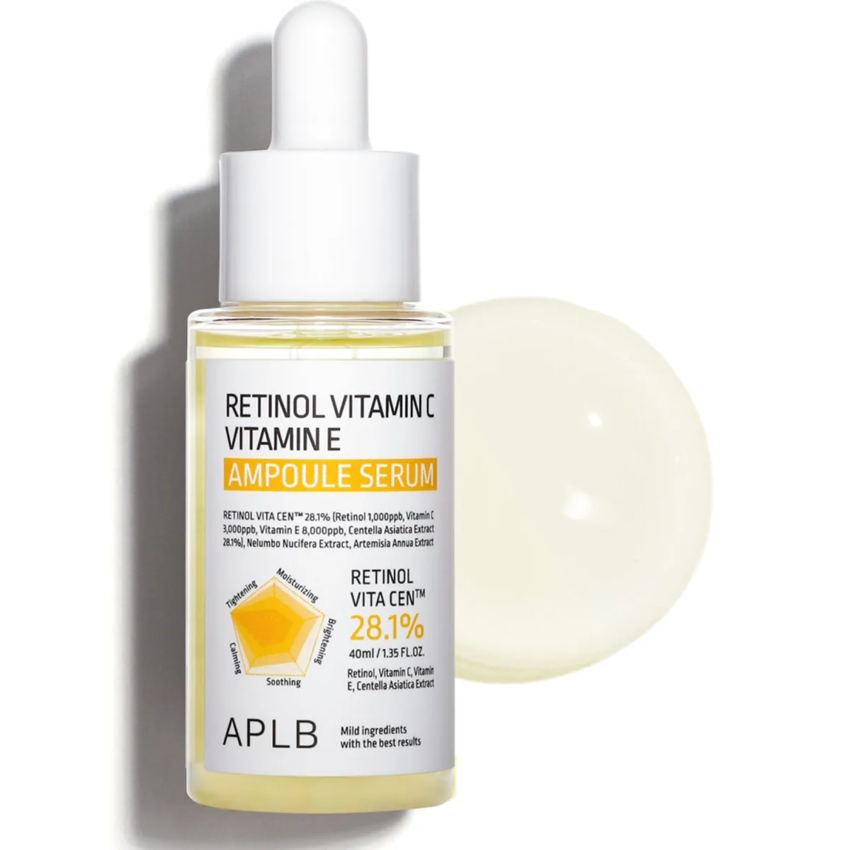 APLB Retinol Vitamin C Vitamin E Ampoule Serum 40 ml