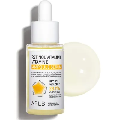 APLB Retinol Vitamin C Vitamin E Ampoule Serum 40 ml_img_0