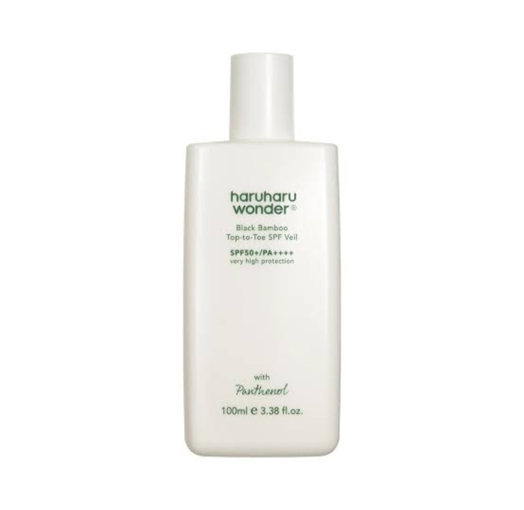 Haruharu Wonder Black Bamboo Top-to-Toe SPF Veil SPF50+ PA++++ 100ml