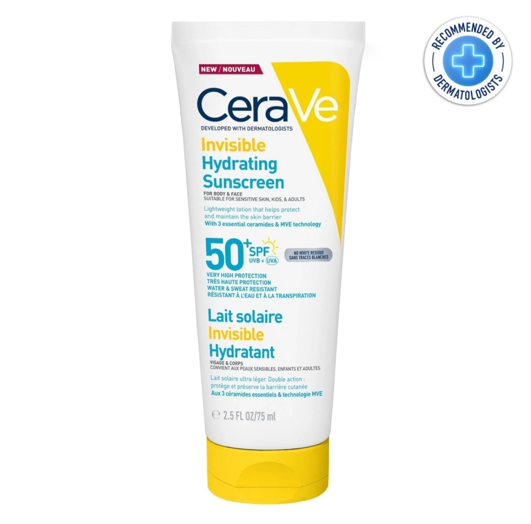 CeraVe Lait Solaire Hydratant Invisible SPF50+ 75 ml