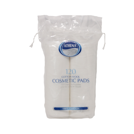 Athena Cotton Wool Cosmetic Pads (120 pads)