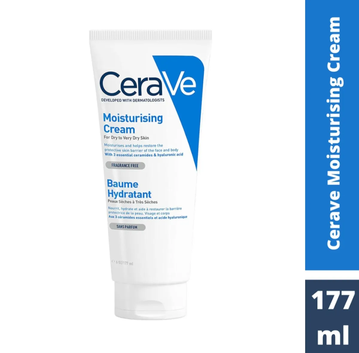 CeraVe Moisturising Cream for Dry to Very Dry Skin 177 ml