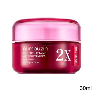 Numbuzin No. 2 Rose PDRN Collagen 2X Plumping Serum 30ml_img_0