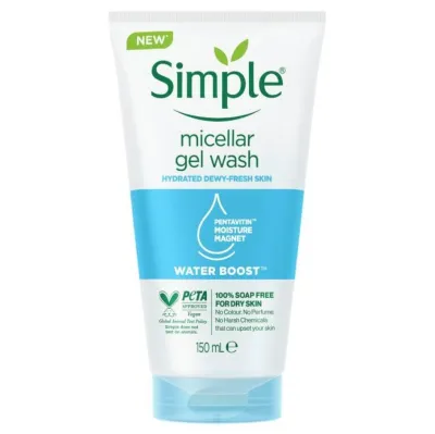 Simple Kind To Skin Micellar Facial Gel Wash 150 ml_img_0
