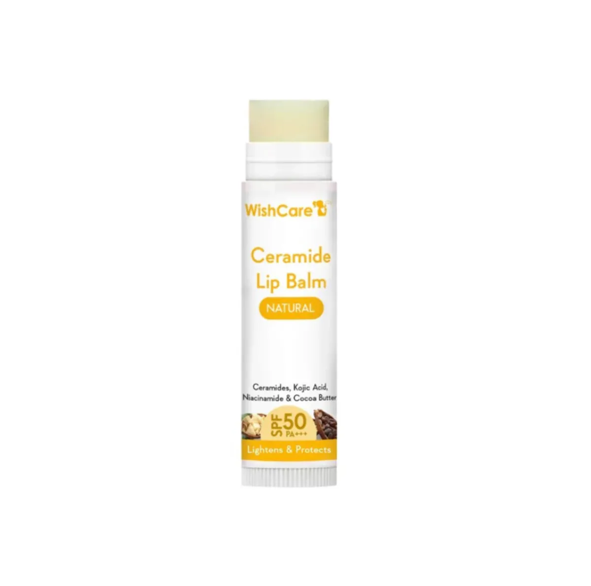 WishCare Ceramide Lip Balm SPF 50 PA+++ Natural/Untinted 10g