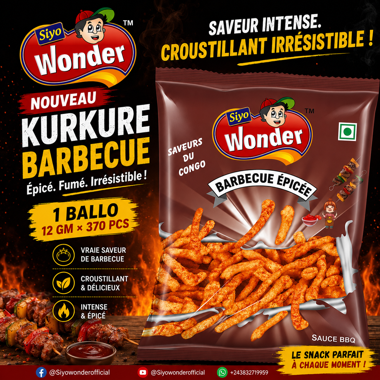 KURKURE BARBECUE 12GM*120PCS