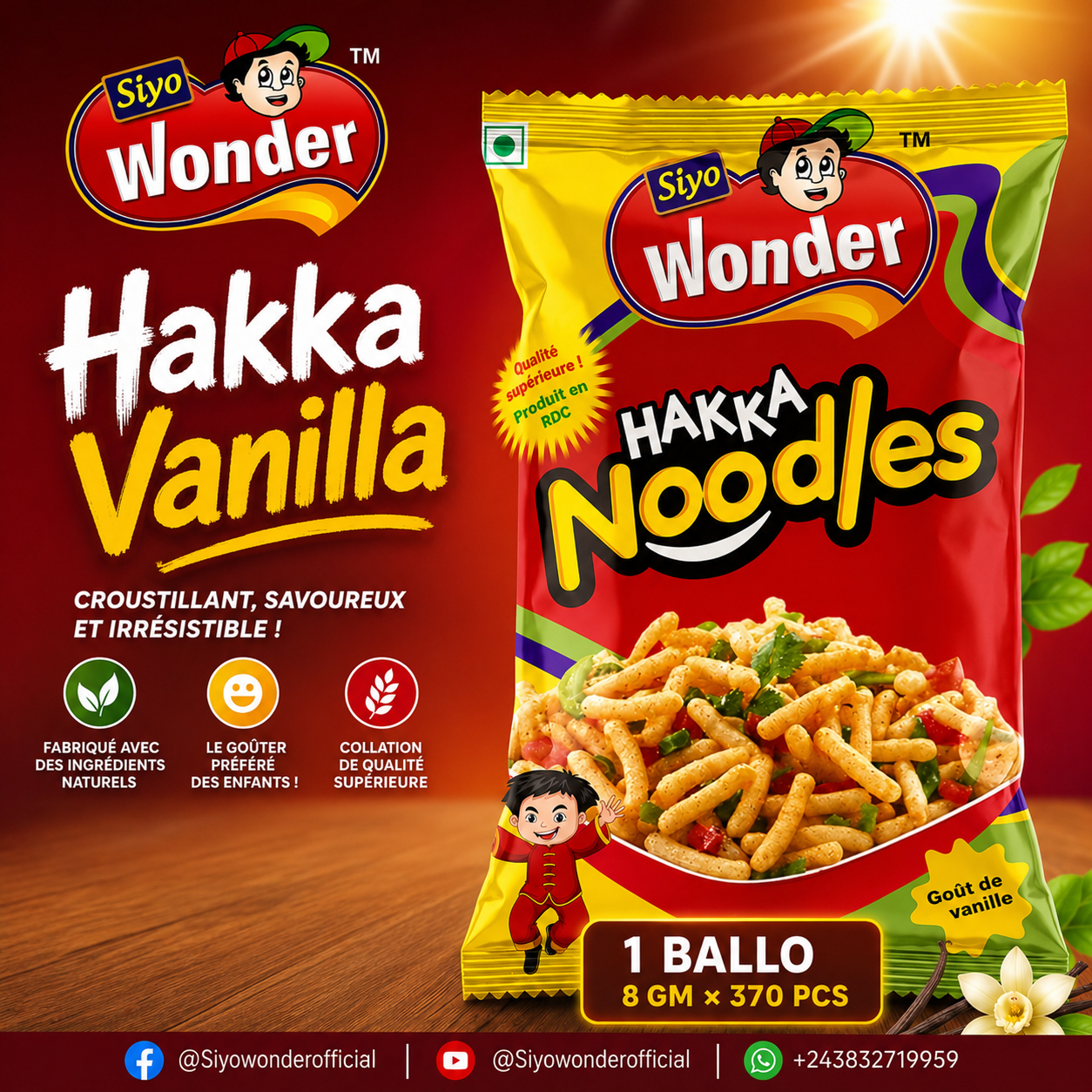 HAKKA VANILLA 8GM*370PCS