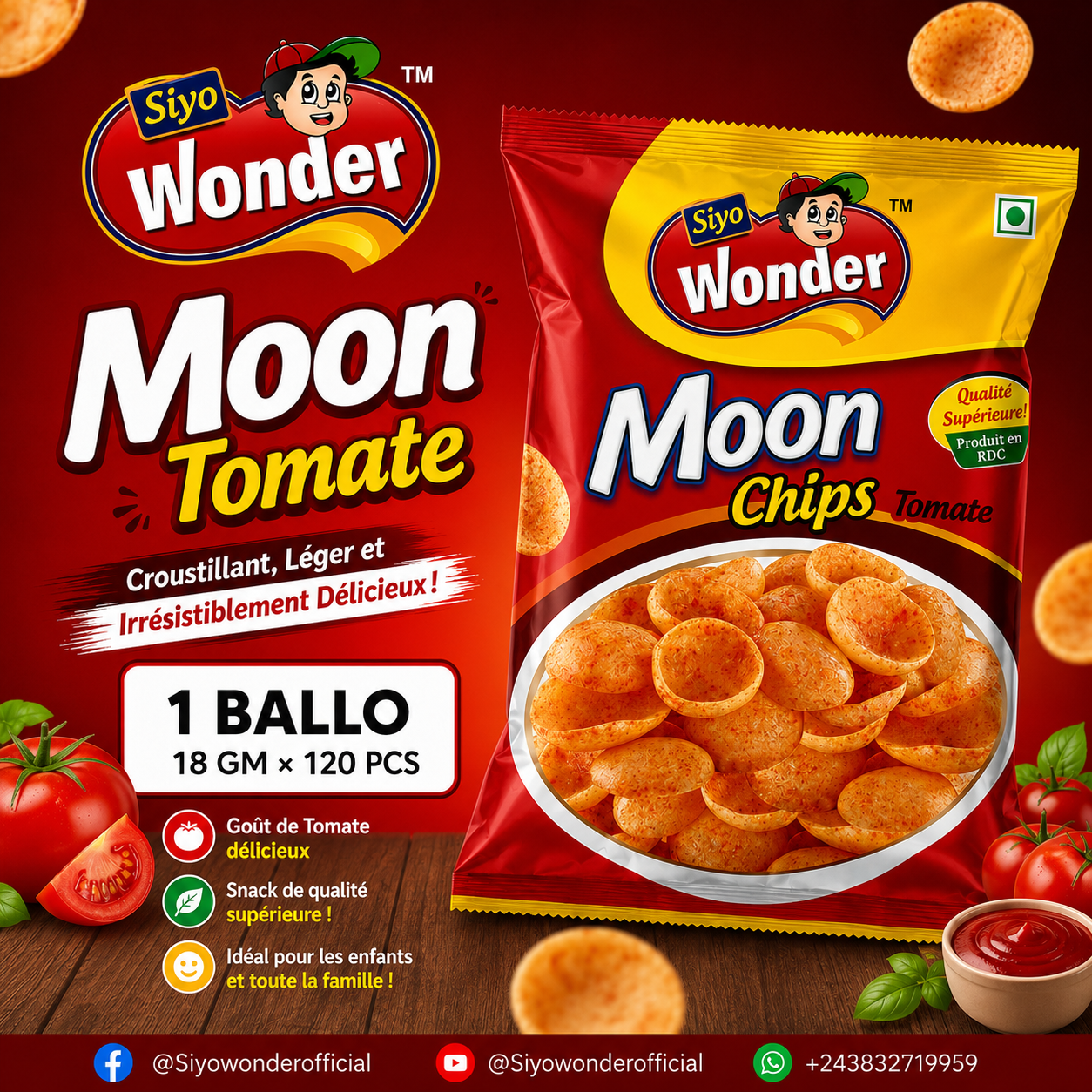 MOON TOMATE 18GM*120PCS