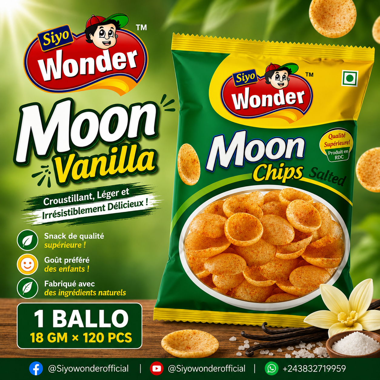 Moon Vanilla 18GM*120PCS