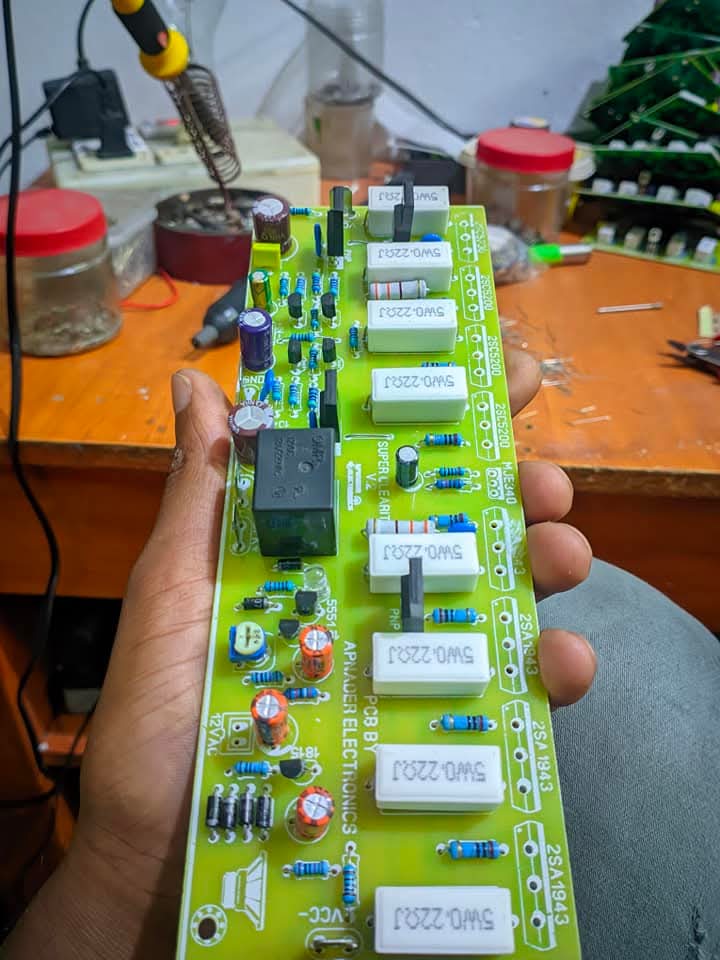 8 Transistor Super Clarity Mono Amplifier Board (V2)