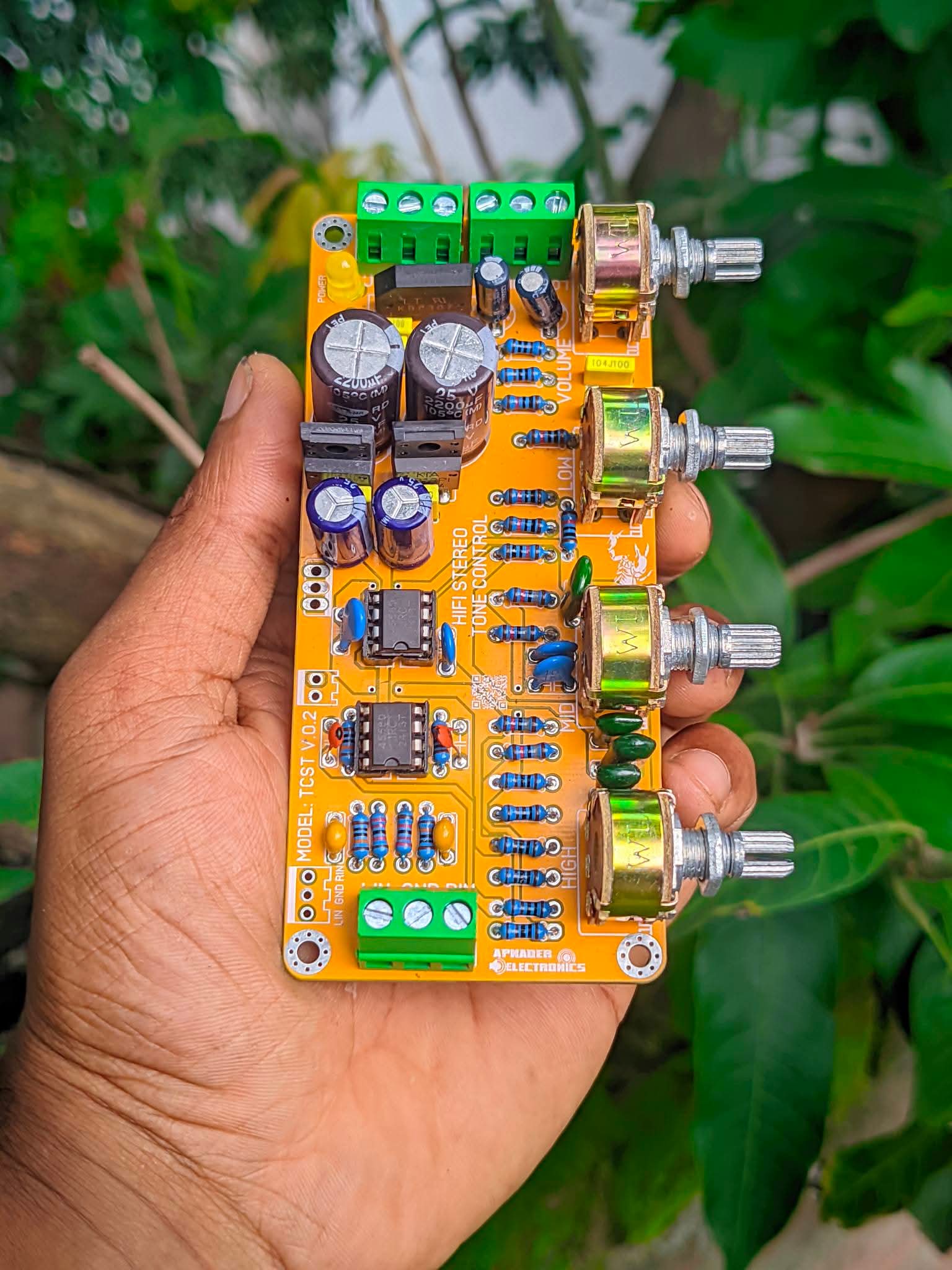 HIFI Stereo Tone Control Board (Model: TCST V.02) – High Quality & Low Noise_img_2