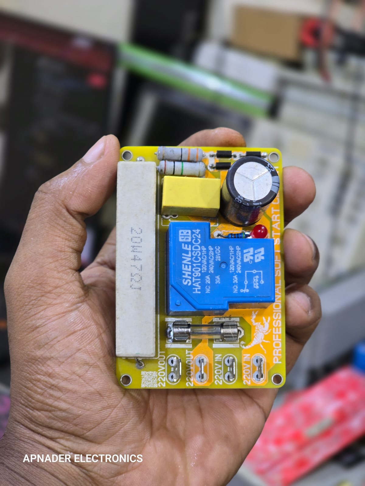 Premium 30A Dual Layer Soft Start Circuit for Audio Amplifier & Heavy Loads