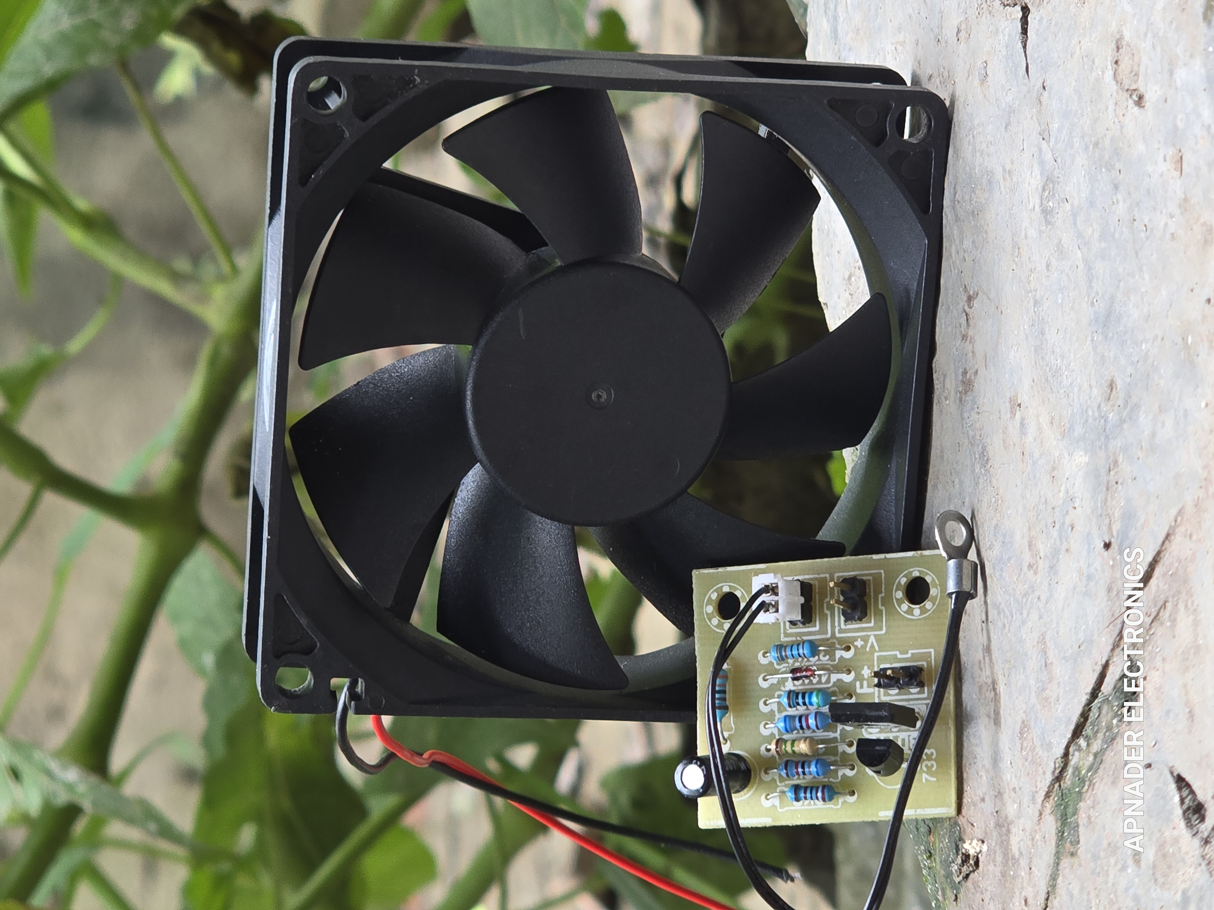 12V DC অটো টেম্পারেচার কন্ট্রোল ফ্যান স্পিড কন্ট্রোলার সার্কিট