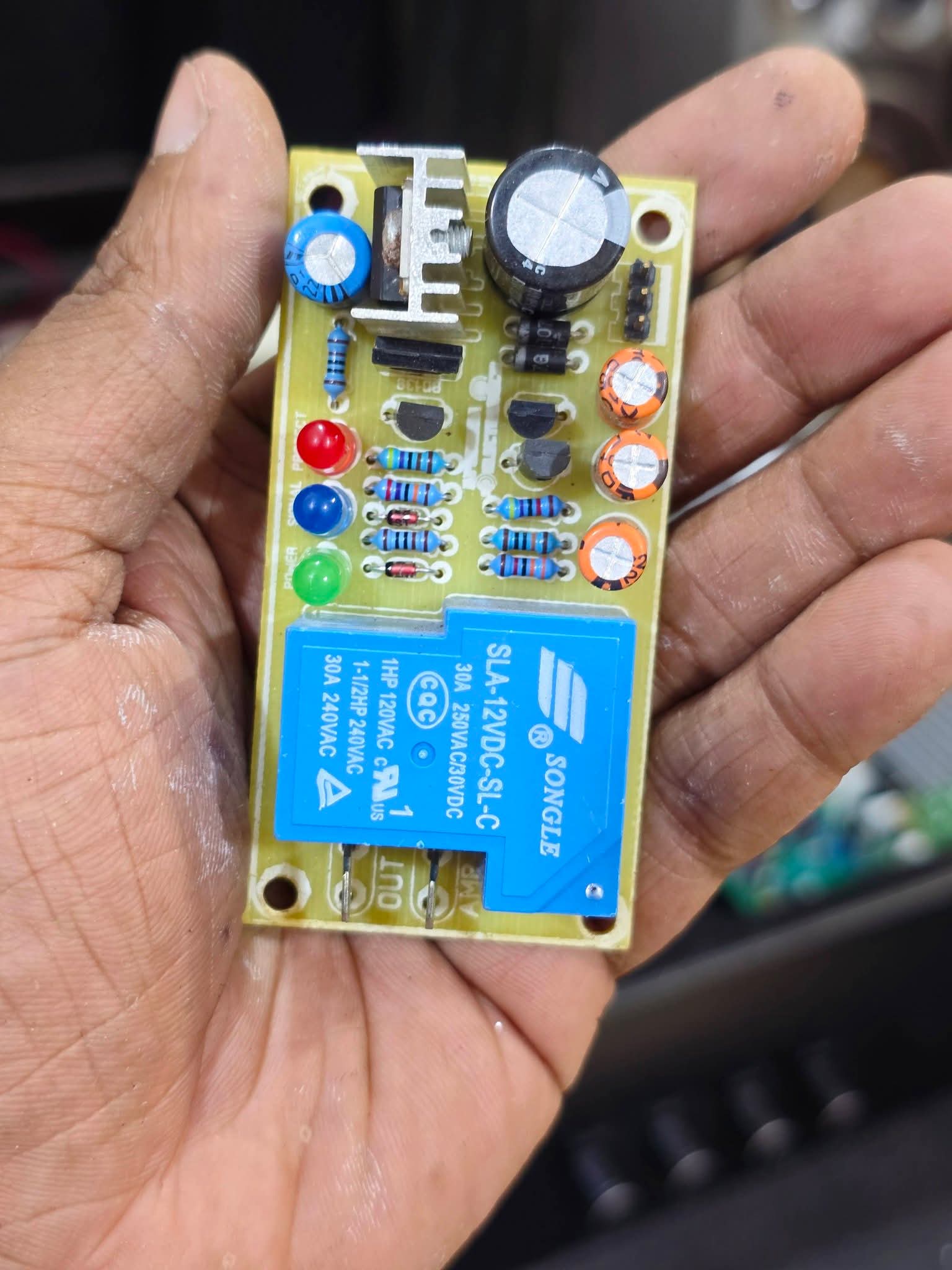 Mono Speaker Protection Circuit Board (30A Heavy Duty Relay - 12V DC)_img_6