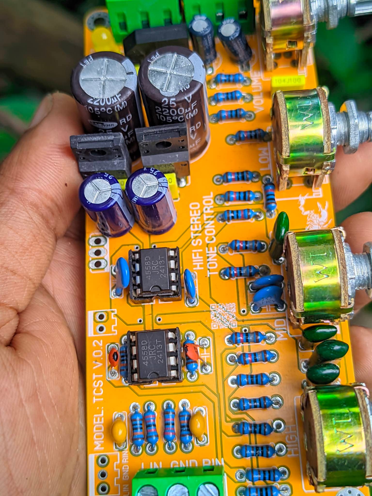 HIFI Stereo Tone Control Board (Model: TCST V.02) – High Quality & Low Noise_img_3