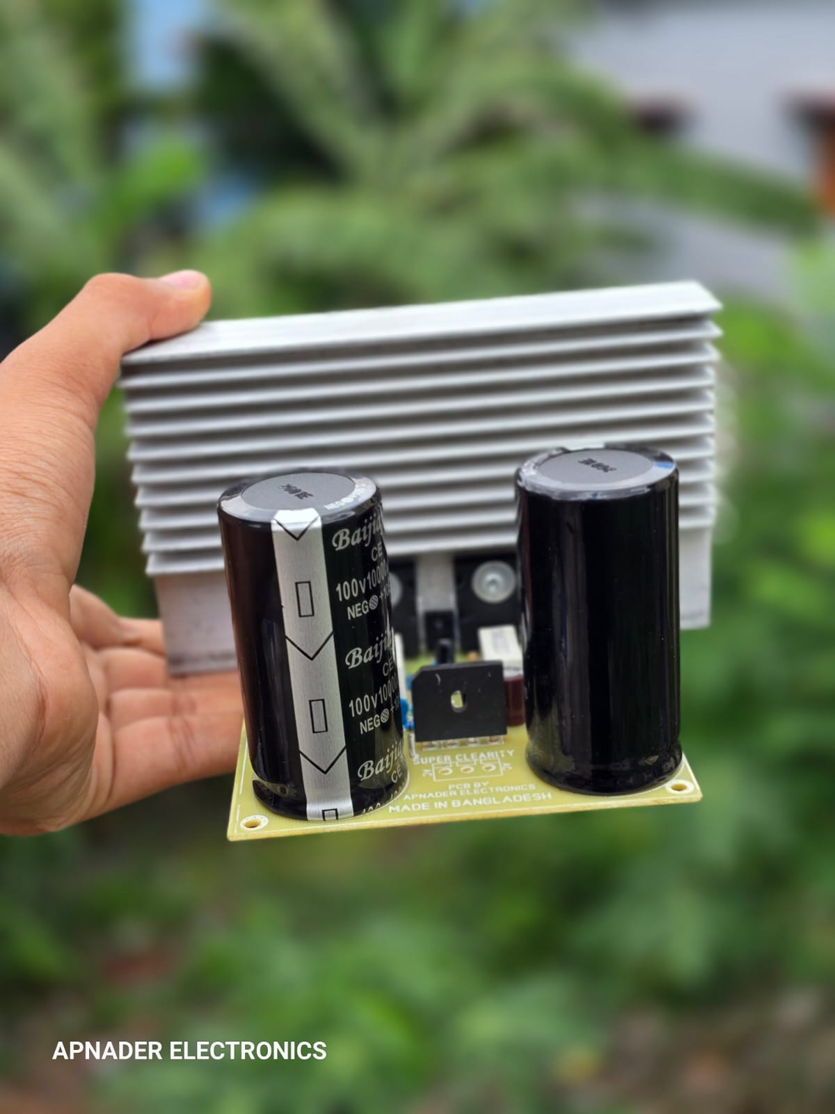 চার ট্রানজিস্টরের মনো কমপ্লিট এমপ্লিফায়ার সার্কিট_img_1