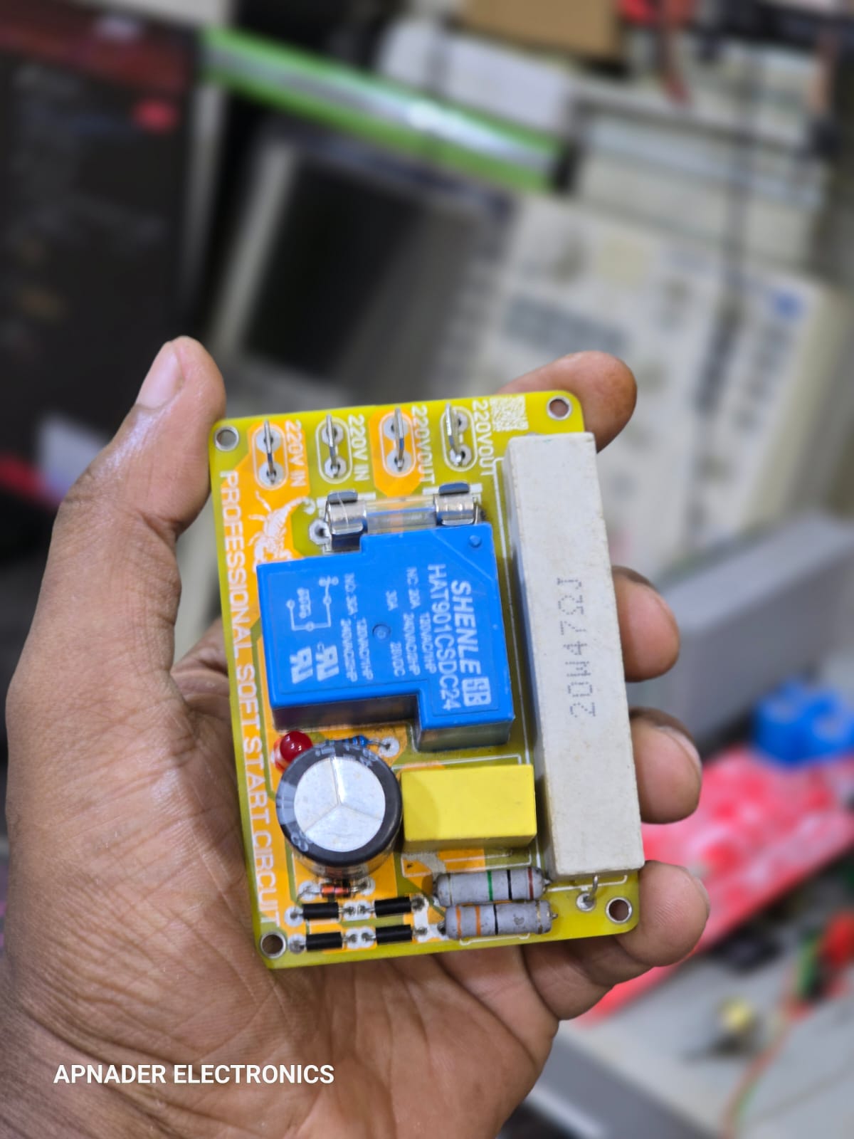 Premium 30A Dual Layer Soft Start Circuit for Audio Amplifier & Heavy Loads_img_1