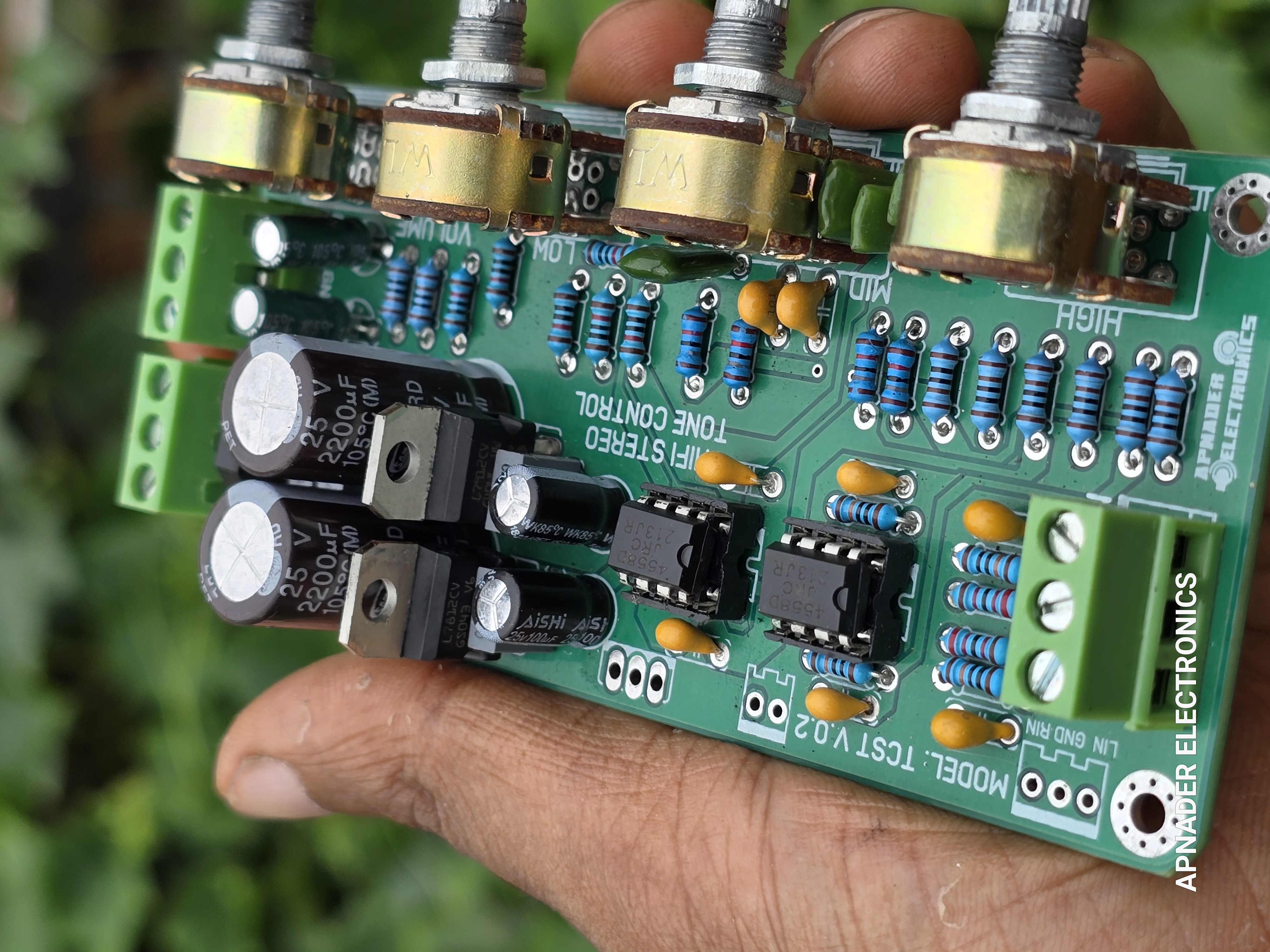 HIFI Stereo Tone Control Board (Model: TCST V.02) – High Quality & Low Noise_img_1