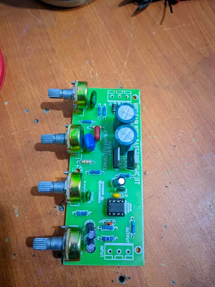 High Gain Mono Tone Control Circuit Board