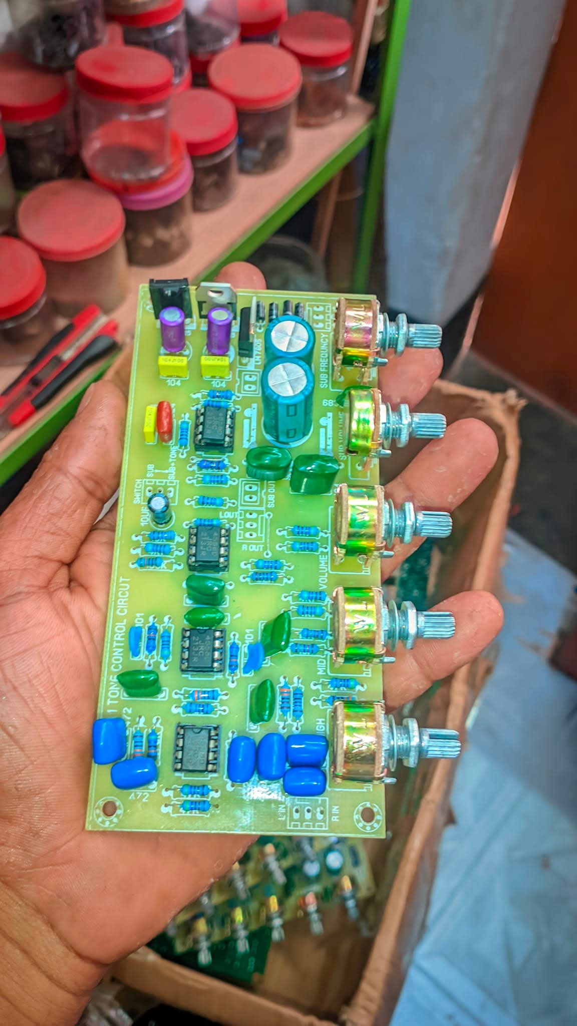 2.1 + Stereo Tone Control Circuit Board (V.1)