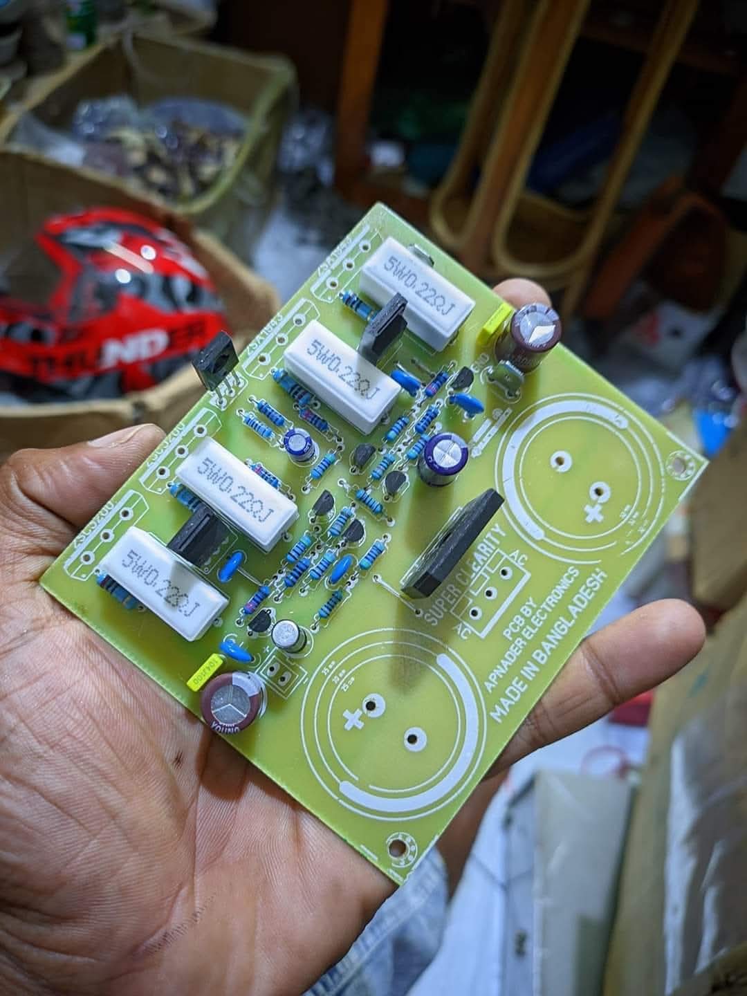 Super Clarity 4-Transistor Mono Audio Amplifier Board