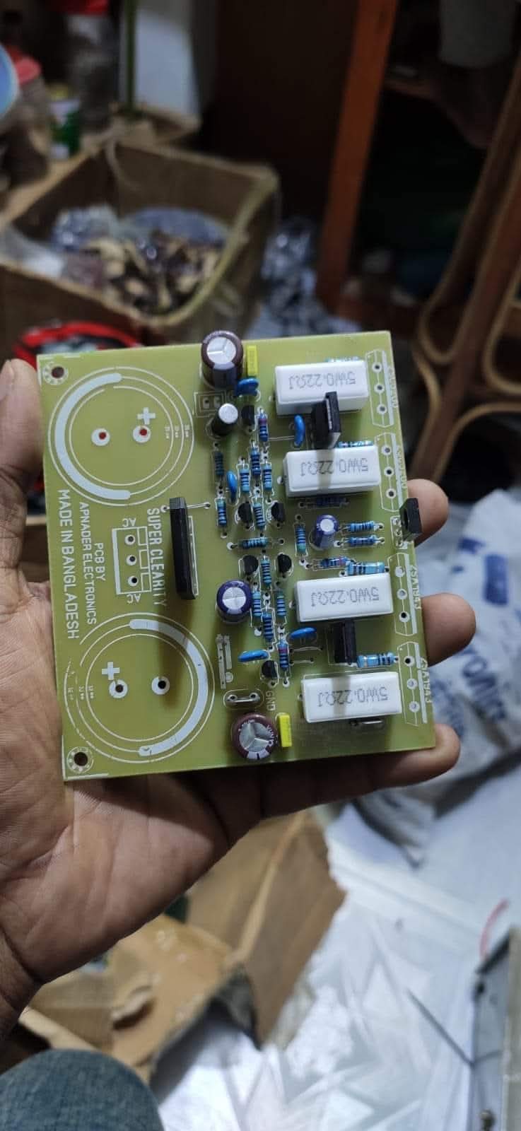 Super Clarity 4-Transistor Mono Audio Amplifier Board_img_3