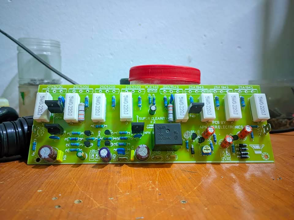 8 Transistor Super Clarity Mono Amplifier Board (V2)_img_1