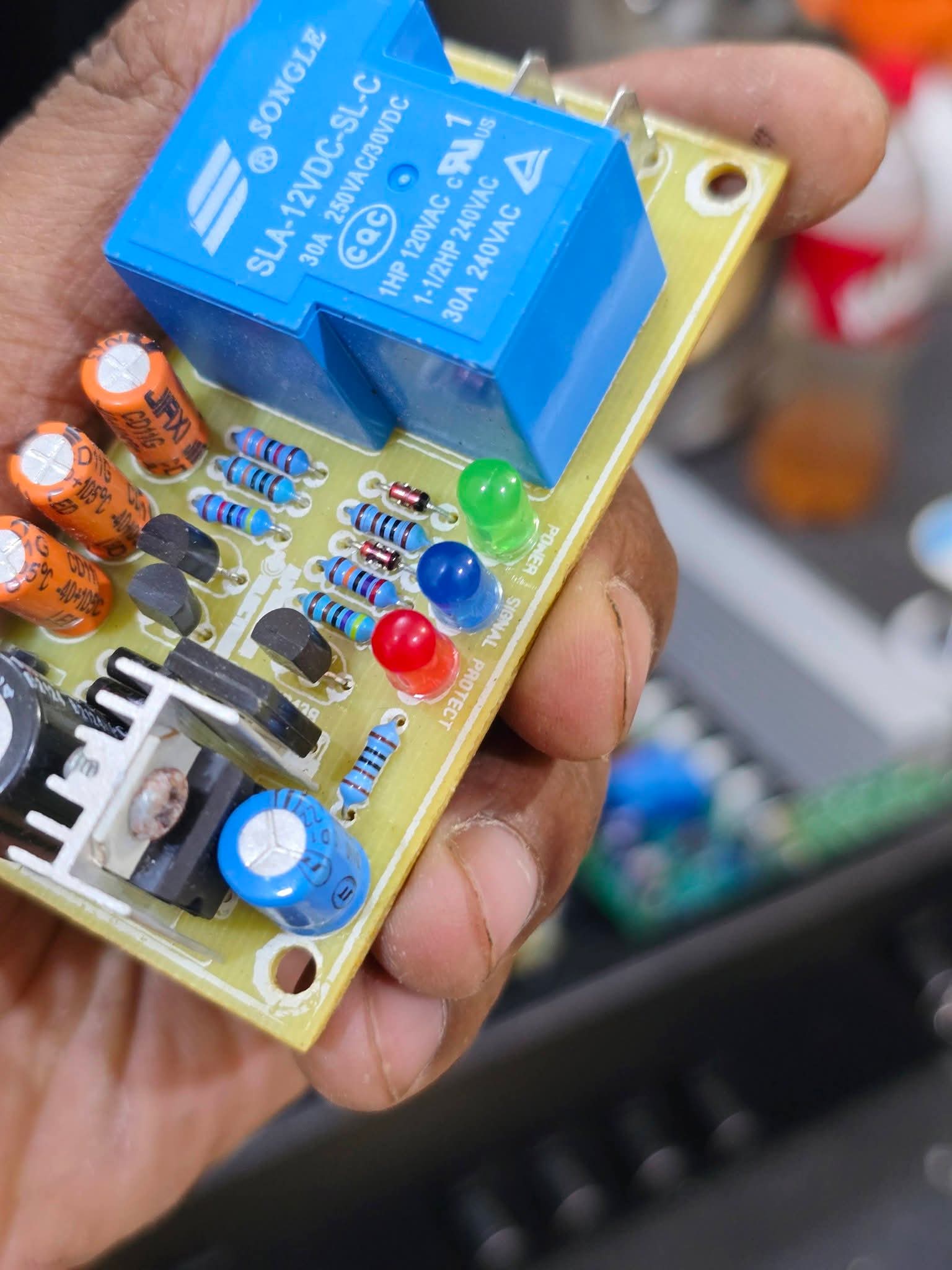 Mono Speaker Protection Circuit Board (30A Heavy Duty Relay - 12V DC)_img_5