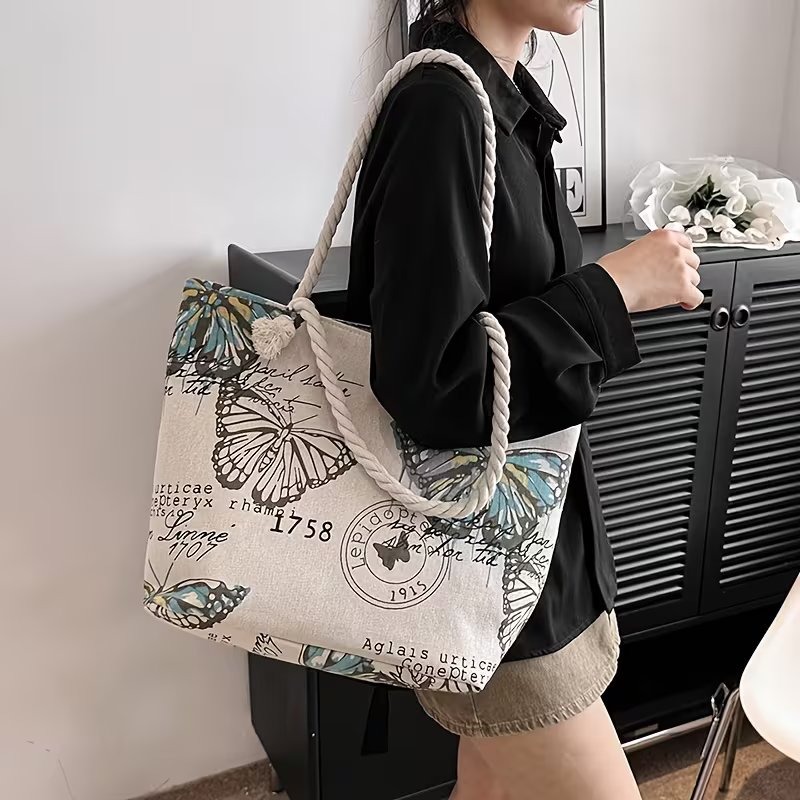 Mariposa Butterfly Canvas Tote image 4