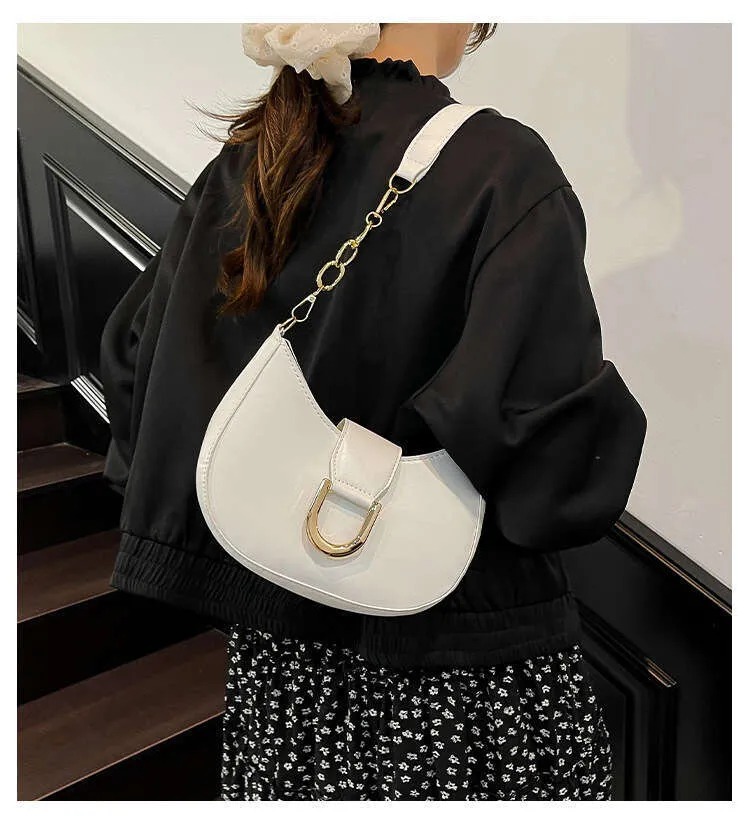 Solene Crescent Shoulder Bag image 2