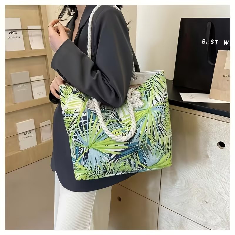Palmera Tropical Canvas Tote image 3