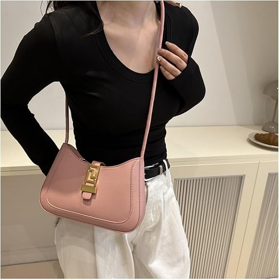 Livia Geometric Clasp Shoulder Bag image 3