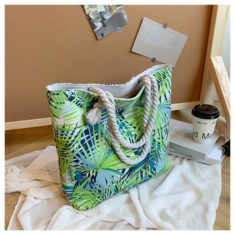 Palmera Tropical Canvas Tote image 4