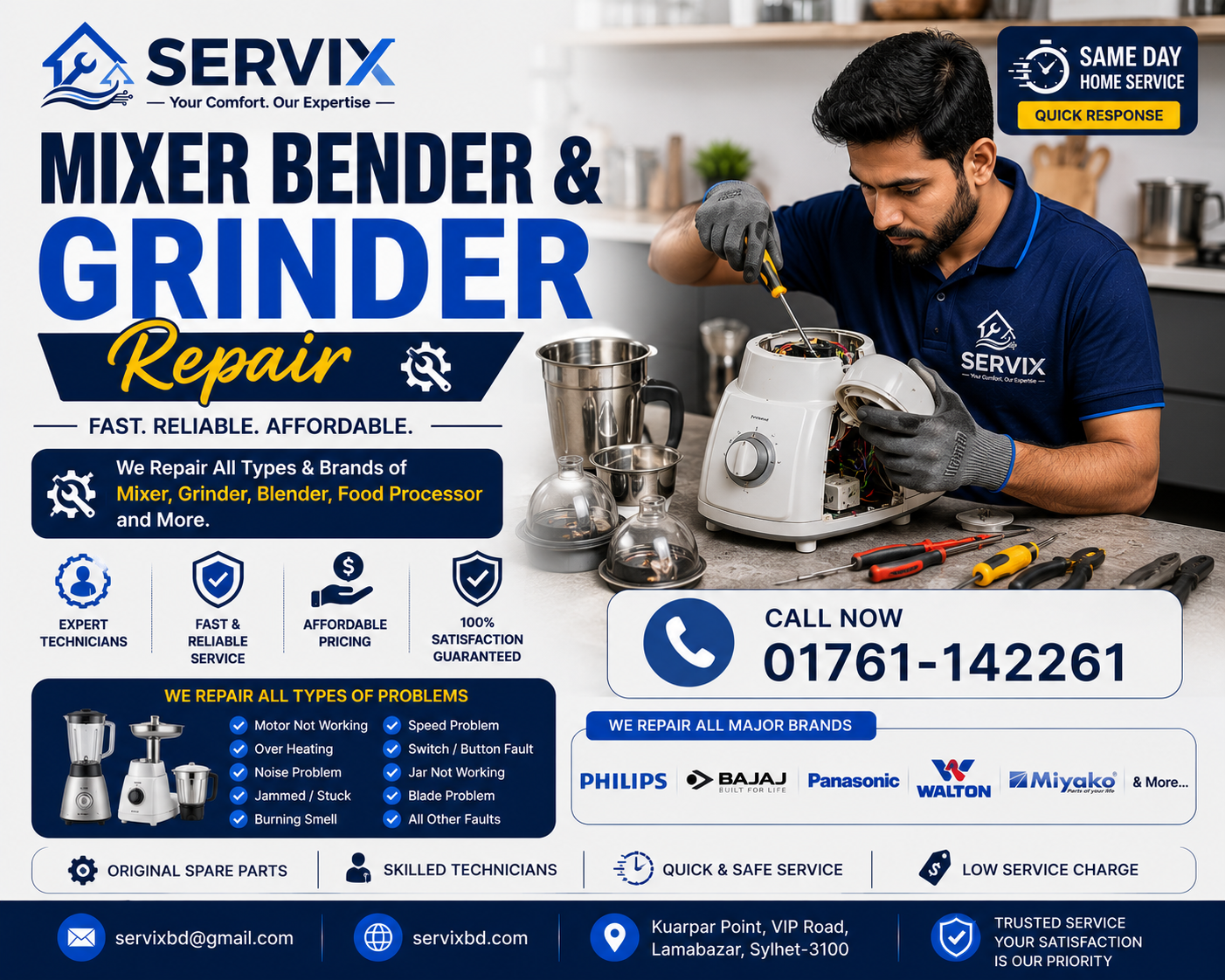 Professional Mixer Blender & Grinder Repair Service_img_1