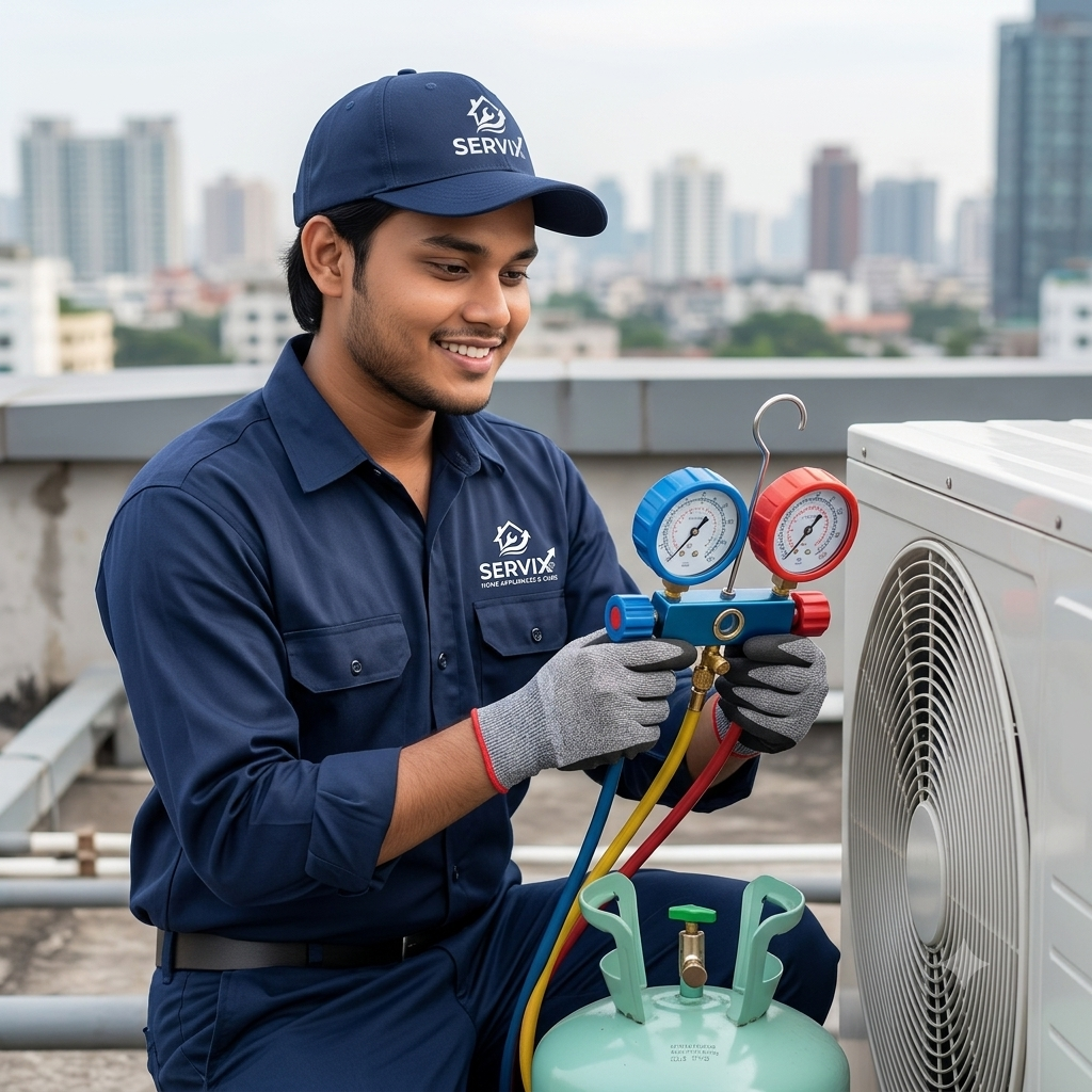 Professional AC Gas Refill & Top-up Service