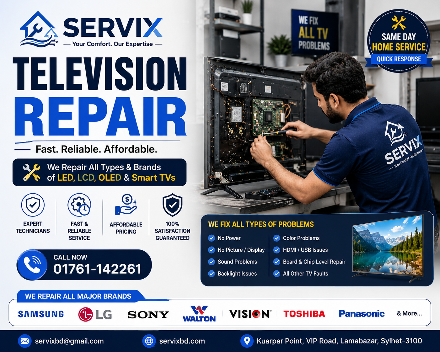 Professional Television (TV) Repair & Diagnostics Service_img_1
