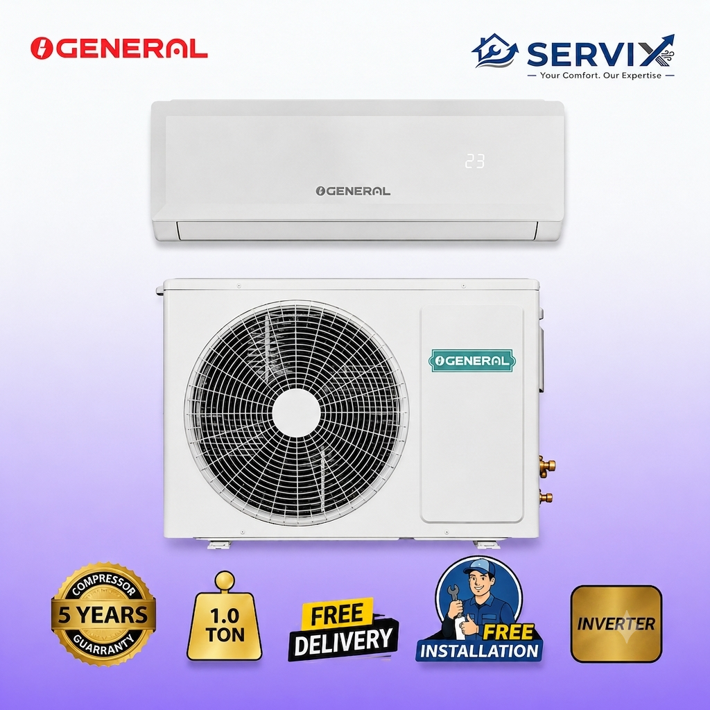 GENERAL Inverter Air-conditioner 1.0 Ton (Malaysian)_img_0