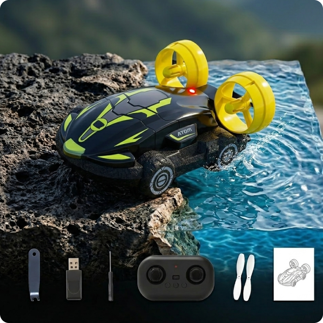 Remote Control Water & Land Drift Car 🚤⚡ thumbnail 3