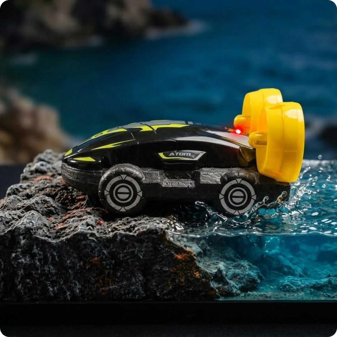 Remote Control Water & Land Drift Car 🚤⚡ thumbnail 2