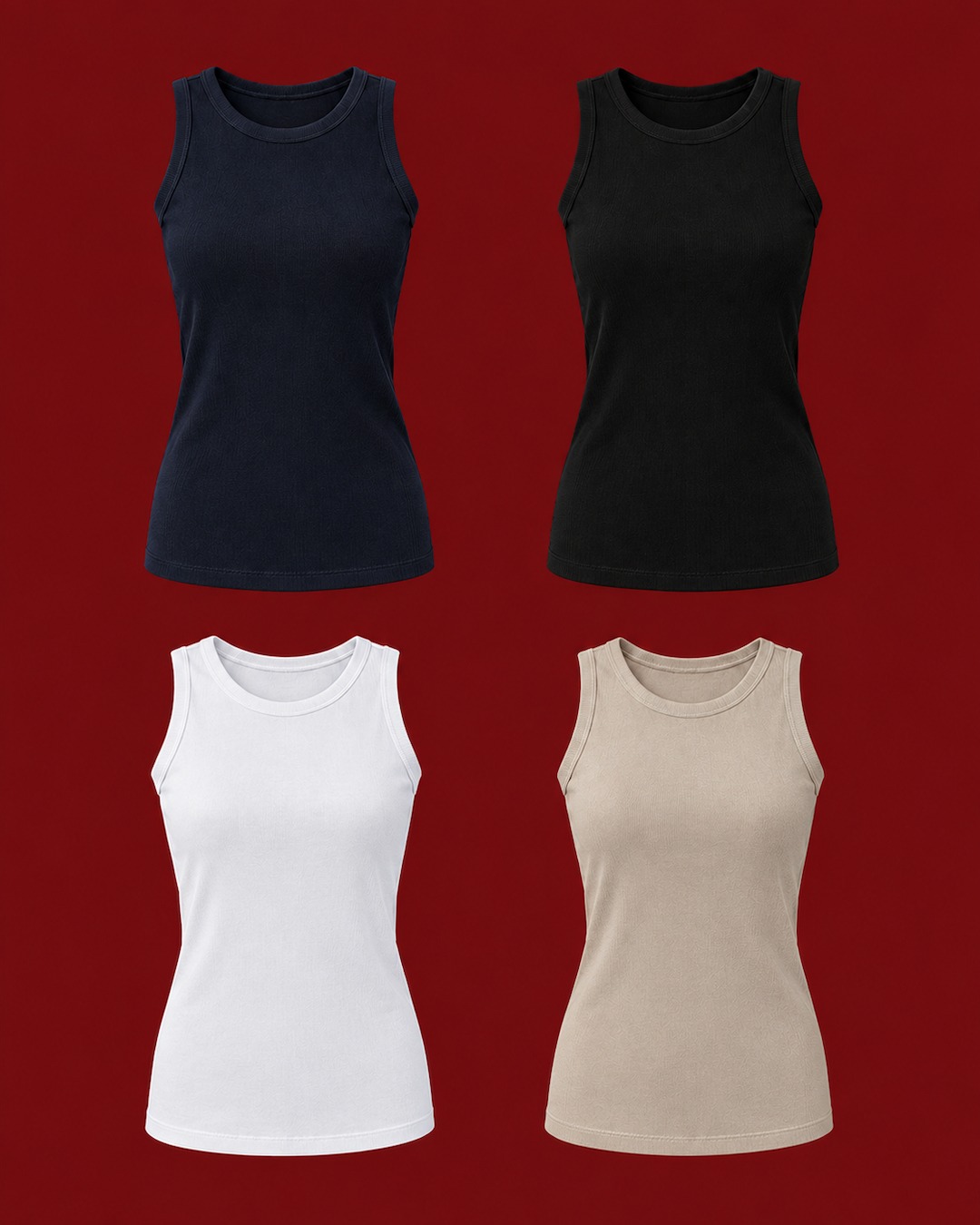 4 pieces Women's tank top Combo with Free delivery