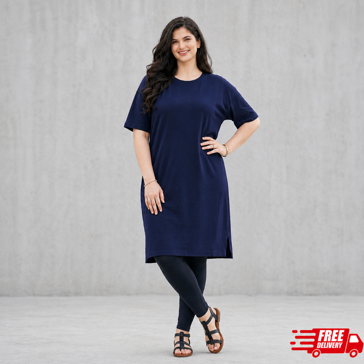 Ladies Long T-shirt (Free delivery)_img_1