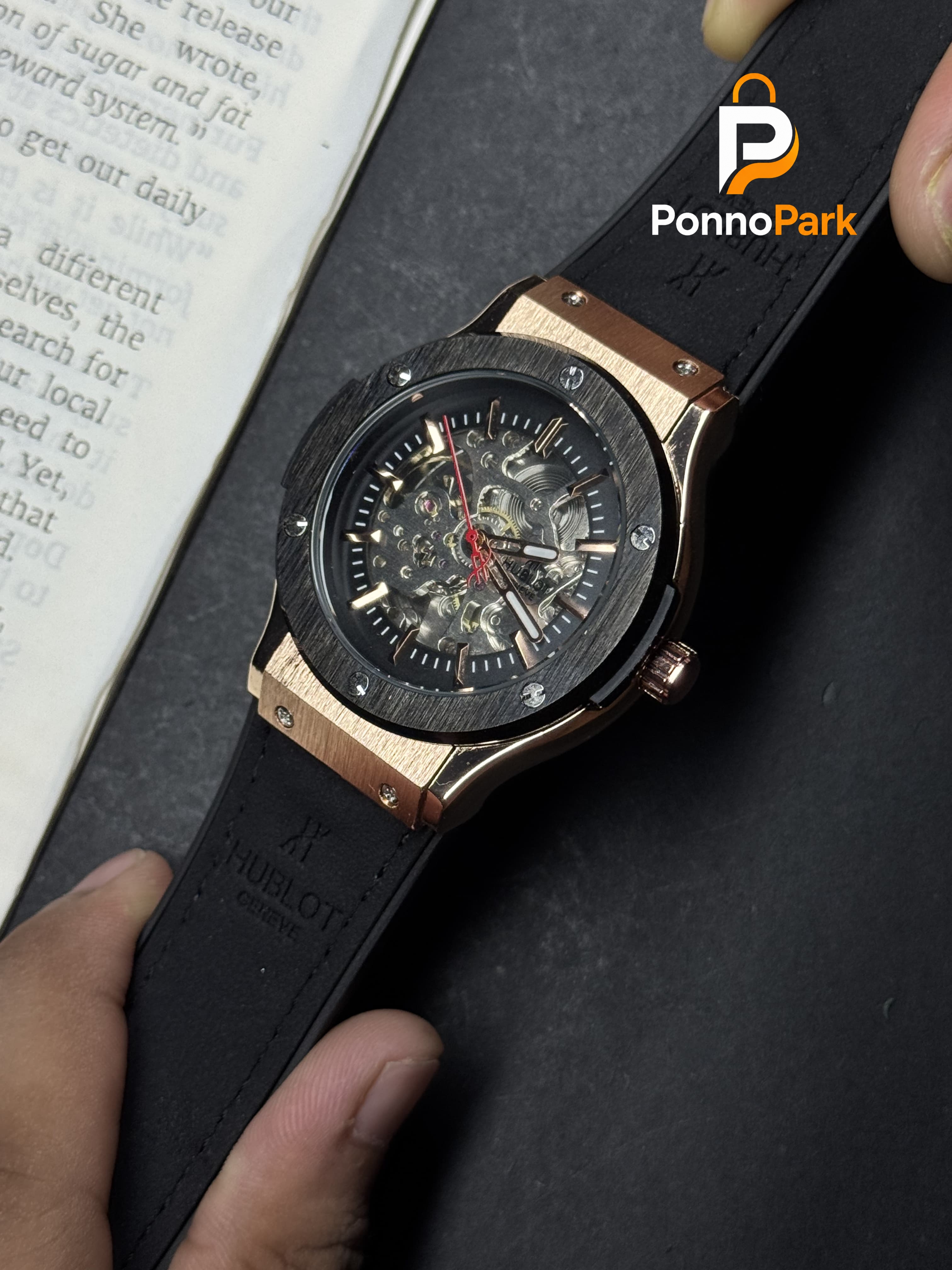 Premium Skeleton Style Men's Watch